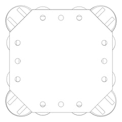 Plan Image of PropAssembly Temporary Coates Quadshore Angled Q150