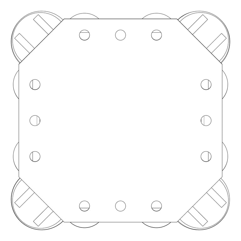 Plan Image of PropAssembly Temporary Coates Quadshore Angled Q150