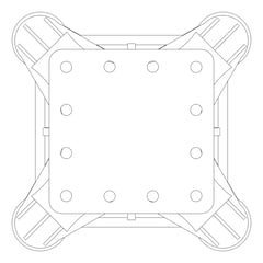 Plan Image of PropAssembly Temporary Coates Quadshore Angled Q50