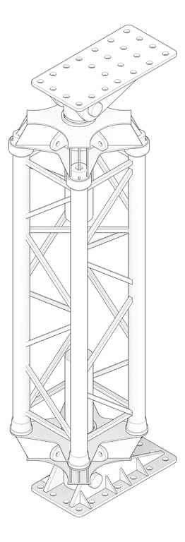 3D Documentation Image of PropAssembly Temporary Coates Quadshore MultiAngled Q50