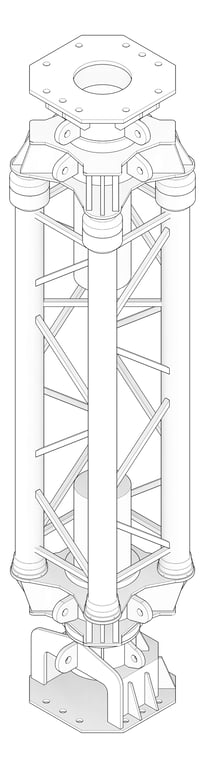 3D Documentation Image of PropAssembly Temporary Coates Quadshore Straight Q150