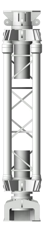 Front Image of PropAssembly Temporary Coates Quadshore Straight Q150