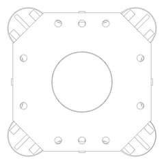 Plan Image of PropAssembly Temporary Coates Quadshore Straight Q150