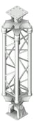 3D Shaded Image of PropAssembly Temporary Coates Quadshore Straight Q50
