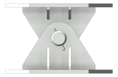Front Image of RakingBracket Temporary Coates Quadshore Q150