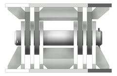 Left Image of RakingBracket Temporary Coates Quadshore Q150