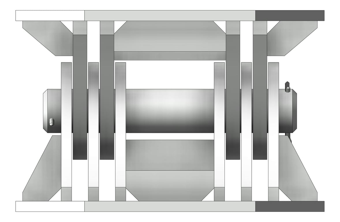 Left Image of RakingBracket Temporary Coates Quadshore Q150