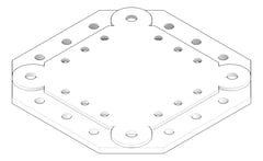 3D Documentation Image of TransferFixingPlate Temporary Coates Quadshore Q150