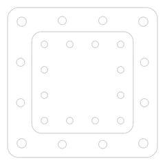 Plan Image of TransferFixingPlate Temporary Coates Quadshore Q50