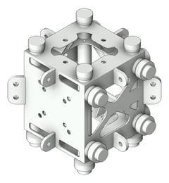 3D Shaded Image of UniversalConnector Temporary Coates Quadshore Q50