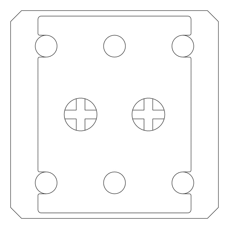 Plan Image of EndConnector Temporary Coates UniversalPropSystem SYS30