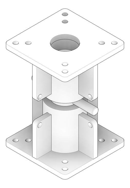 3D Documentation Image of Jack Temporary Coates UniversalPropSystem SYS100
