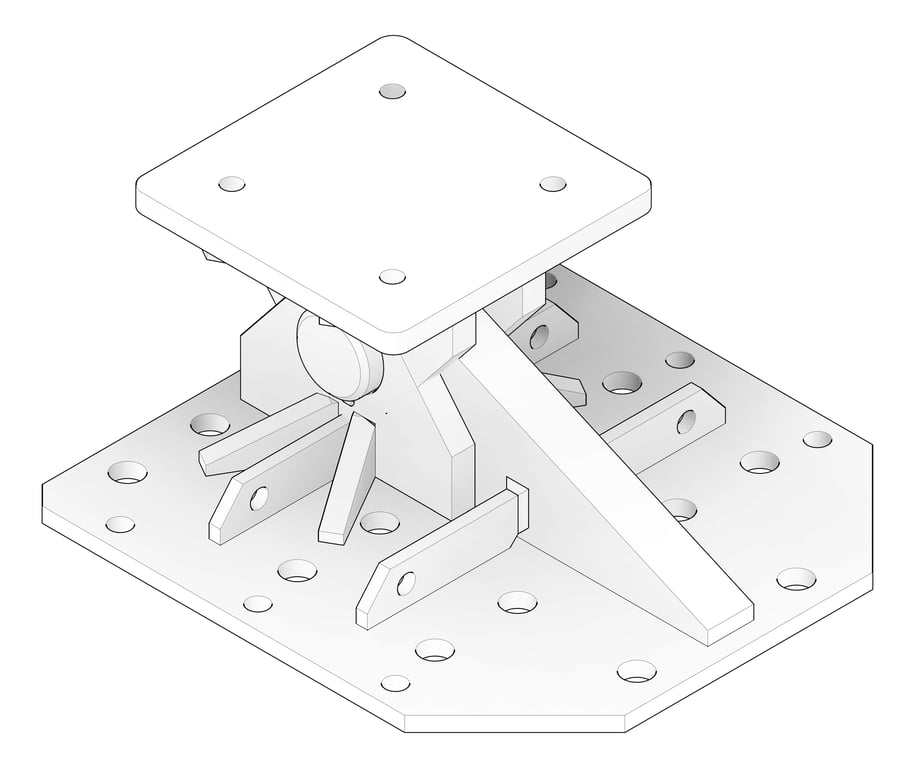3D Documentation Image of MultiAngleBracket Temporary Coates UniversalPropSystem SYS100