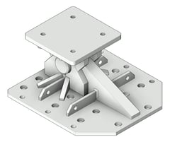 3D Shaded Image of MultiAngleBracket Temporary Coates UniversalPropSystem SYS100