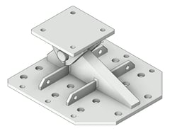 3D Shaded Image of MultiAngleBracket Temporary Coates UniversalPropSystem SYS60