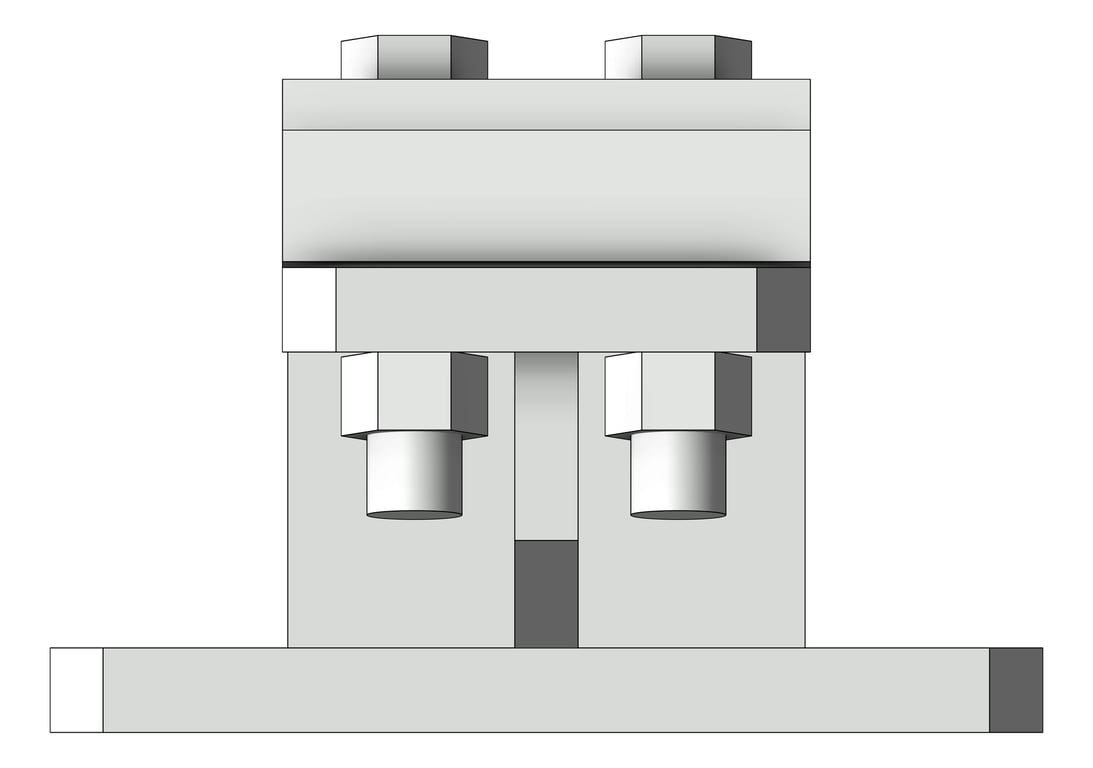 Left Image of NeedleBeamFixingClamp Temporary Coates UniversalPropSystem
