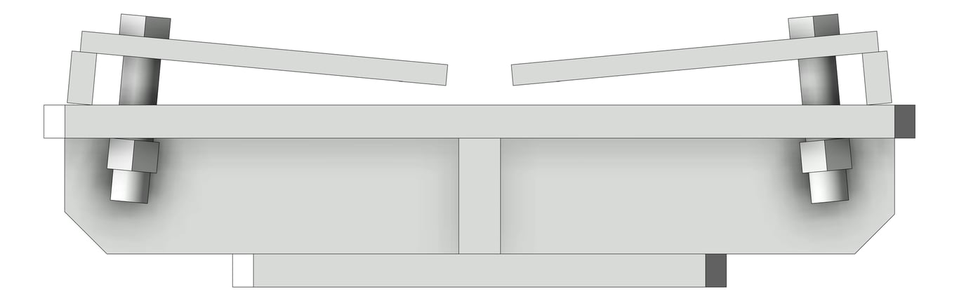 Front Image of NeedleBeamFixingClamp Temporary Coates UniversalPropSystem SYS100