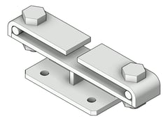 3D Shaded Image of NeedleBeamFixingClamp Temporary Coates UniversalPropSystem SYS15