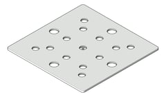 3D Shaded Image of PackingPlate Temporary Coates UniversalPropSystem SYS100