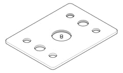 3D Documentation Image of PackingPlate Temporary Coates UniversalPropSystem SYS15