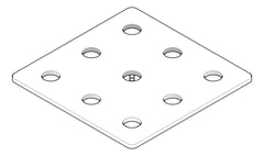 3D Documentation Image of PackingPlate Temporary Coates UniversalPropSystem SYS30