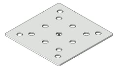 3D Shaded Image of PackingPlate Temporary Coates UniversalPropSystem SYS60