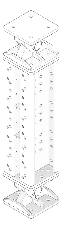 3D Documentation Image of PropAssembly Temporary Coates UniversalPropSystem Angled SYS100