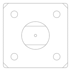 Plan Image of PropAssembly Temporary Coates UniversalPropSystem Straight SYS30
