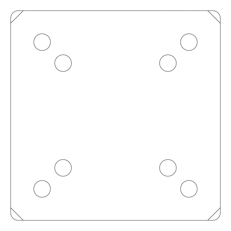 Plan Image of PropAssembly Temporary Coates UniversalPropSystem Straight SYS60