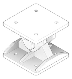 3D Documentation Image of RakingBracket Temporary Coates UniversalPropSystem SYS100