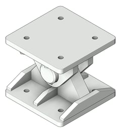 3D Shaded Image of RakingBracket Temporary Coates UniversalPropSystem SYS100