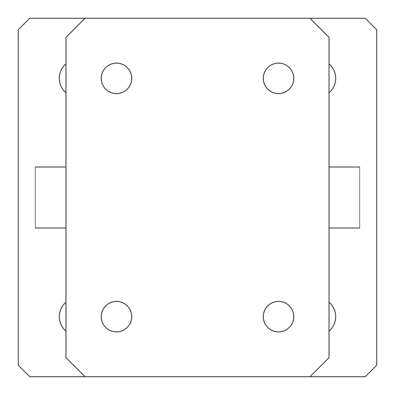 Plan Image of RakingBracket Temporary Coates UniversalPropSystem SYS15