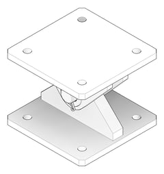 3D Documentation Image of RakingBracket Temporary Coates UniversalPropSystem SYS60