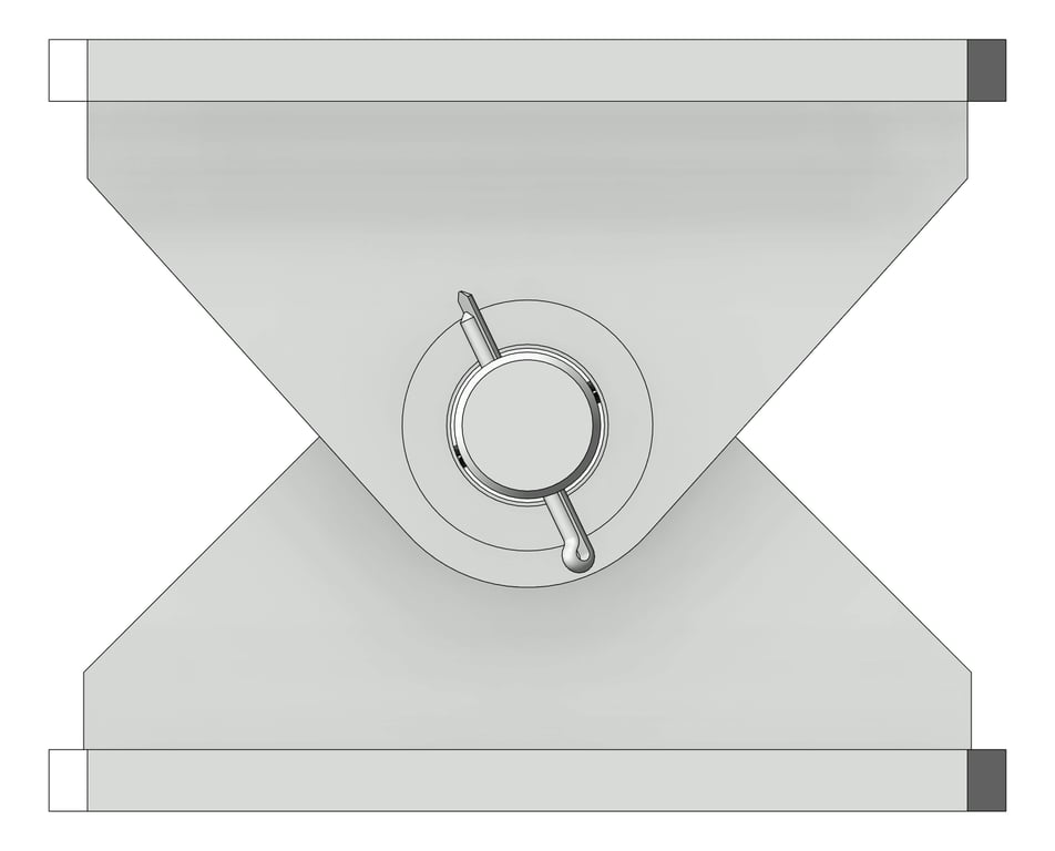Front Image of RakingBracket Temporary Coates UniversalPropSystem SYS60