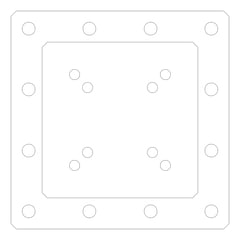 Plan Image of TransferFixingPlate Temporary Coates UniversalPropSystem SYS100