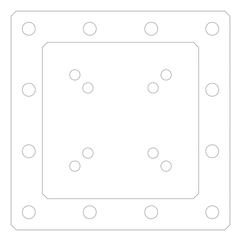 Plan Image of TransferFixingPlate Temporary Coates UniversalPropSystem SYS100