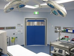 Coldshield_2400 Series_hospitalinstall.jpg Image of Door Swing Coldshield FlexiblePVC 2400Series Double