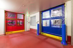 Coldshield_HS25_factoryinstall.jpg Image of Door Roller Coldshield Rapid HS25 ProtrudingTrack