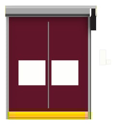 Front Image of Door Roller Coldshield Rapid EX35 ConcealedTrack