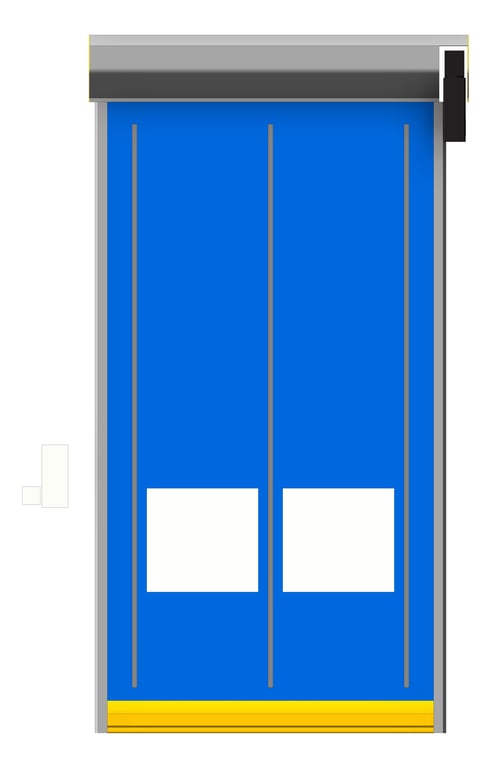 Front Image of Door Roller Coldshield Rapid EX45 ConcealedTrack