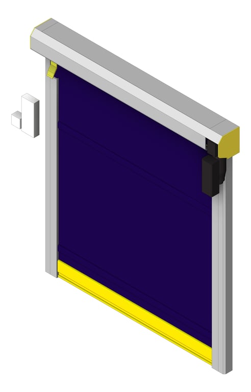Door Roller Coldshield Rapid HS25 ConcealedTrack