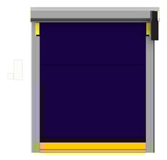 Front Image of Door Roller Coldshield Rapid HS25 ConcealedTrack