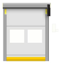 Front Image of Door Roller Coldshield Rapid HS25 ProtrudingTrack