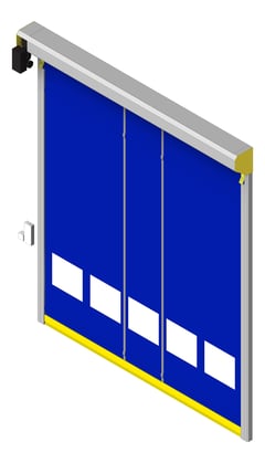 3D Shaded Image of Door Roller Coldshield Rapid HS65 ConcealedTrack