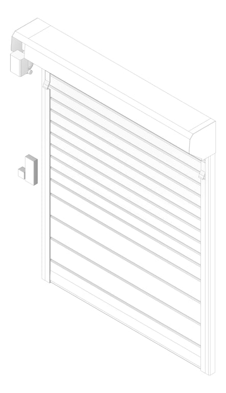 3D Documentation Image of Door Roller Coldshield Rapid Movichill ConcealedTrack