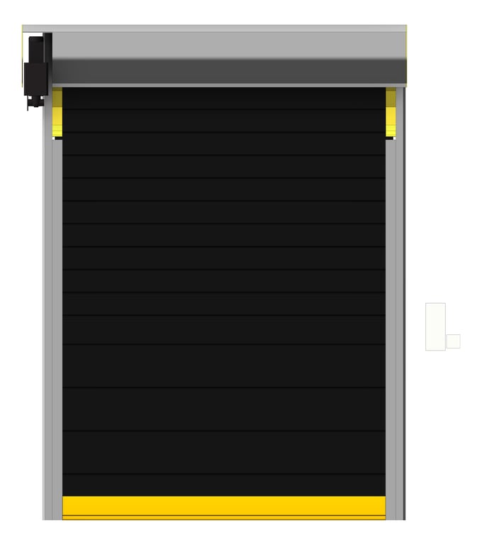 Front Image of Door Roller Coldshield Rapid Movichill ProtrudingTrack