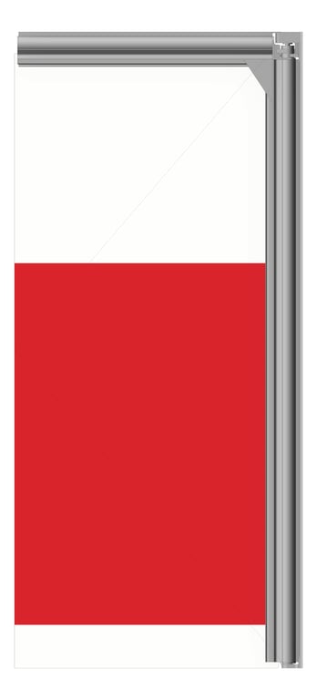 Front Image of Door Swing Coldshield FlexiblePVC 2400Series Single