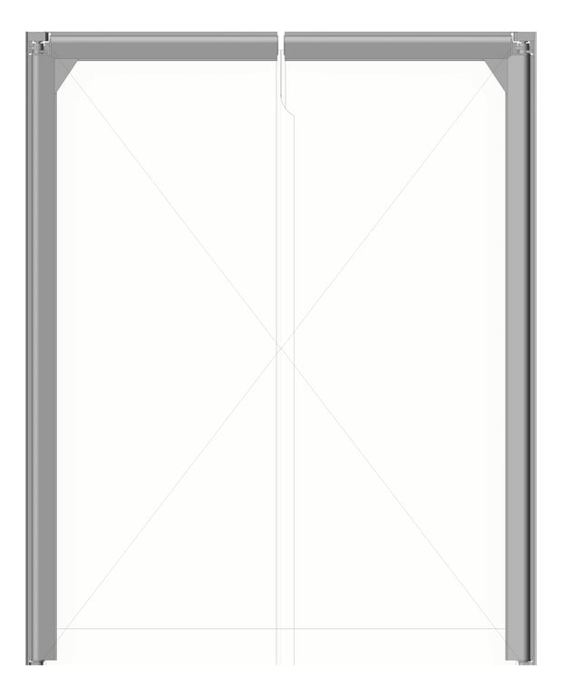 Front Image of Door Swing Coldshield FlexiblePVC 3000Series Double