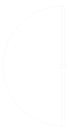 Plan Image of Door Swing Coldshield FlexiblePVC 3000Series Single