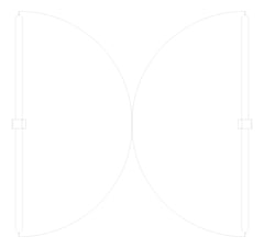 Plan Image of Door Swing Coldshield ThermalTraffic 4500Series Double